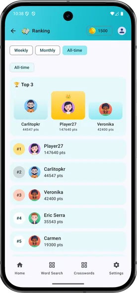 Mata Tiempo app screenshot EN