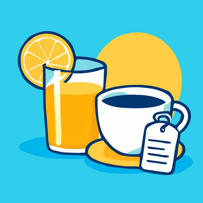 Beverages and Descriptions - puzzle cover