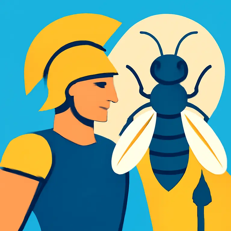 Insect and Warrior Mix - puzzle cover