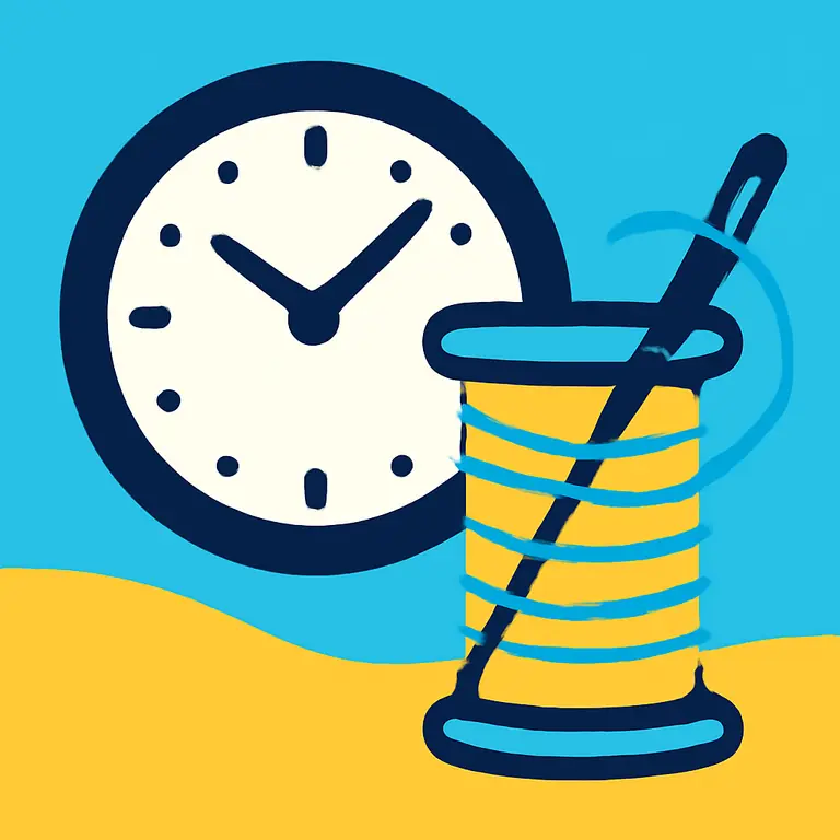 Time and Textiles - puzzle cover