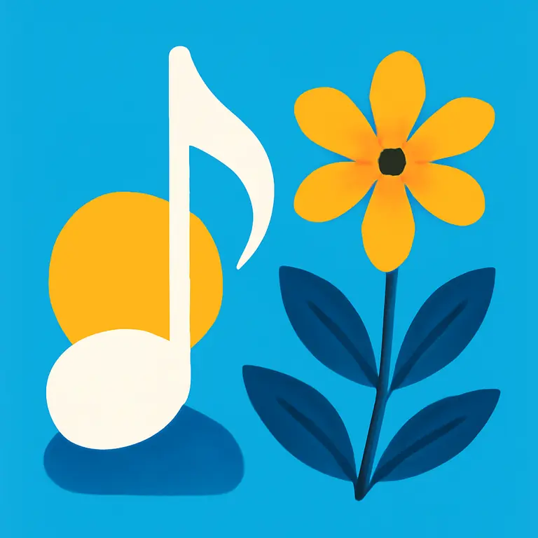 Musical and Botanical Mix - puzzle cover