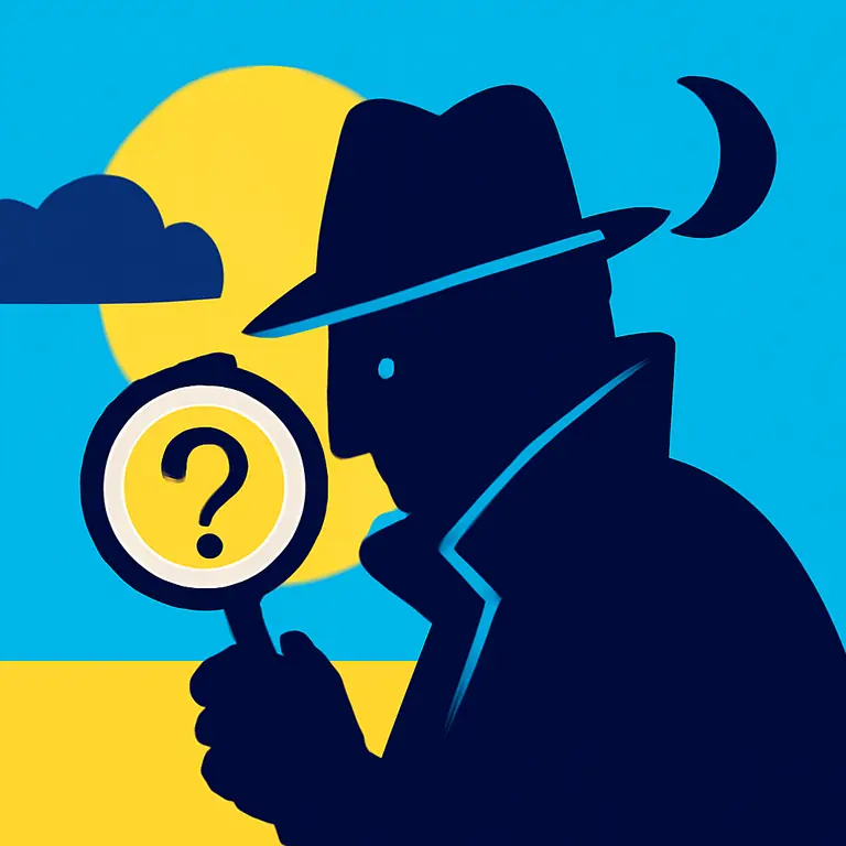 Sombra y misterio - portada del puzzle