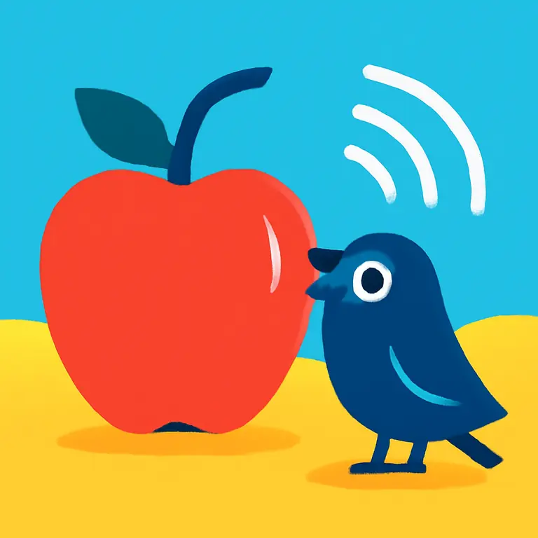 Frutas y sonidos animales - portada del puzzle