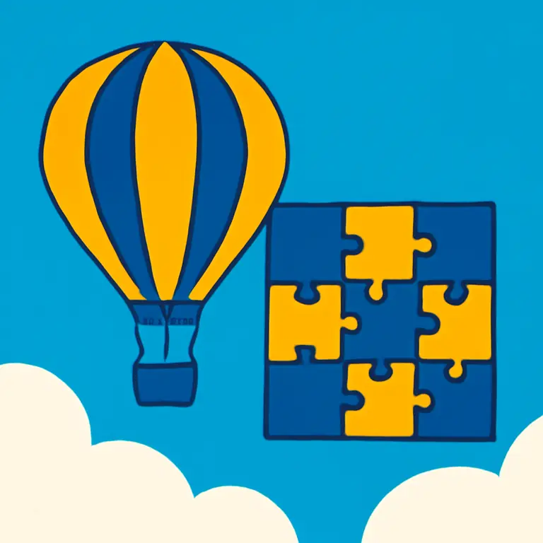 Desafíos y aventuras - portada del puzzle