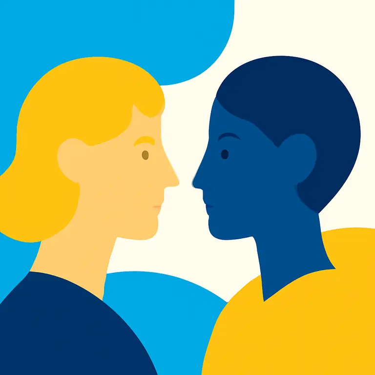 Contrastes Humanos - portada del puzzle