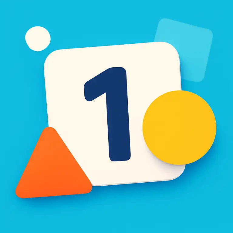 Números y formas - portada del puzzle