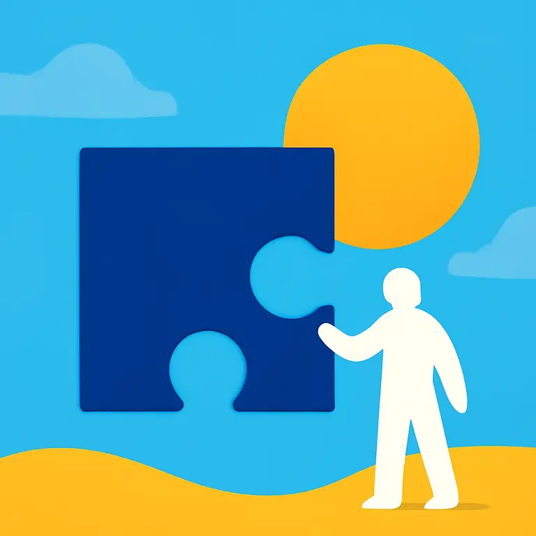 Espacios y encuentros - portada del puzzle