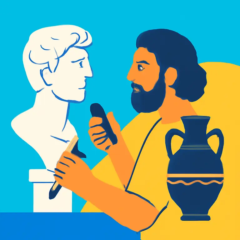 Oficios y creadores antiguos - portada del puzzle