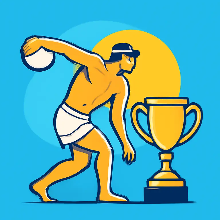 Deportes y desafíos antiguos - portada del puzzle