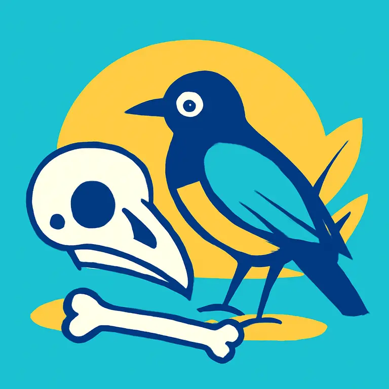 Aves y huesos claves - portada del puzzle