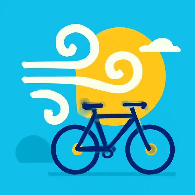 Viento y ruedas - portada del puzzle