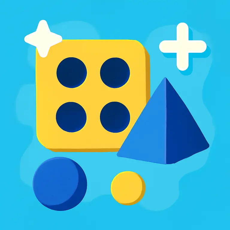 Formas y cantidades - portada del puzzle