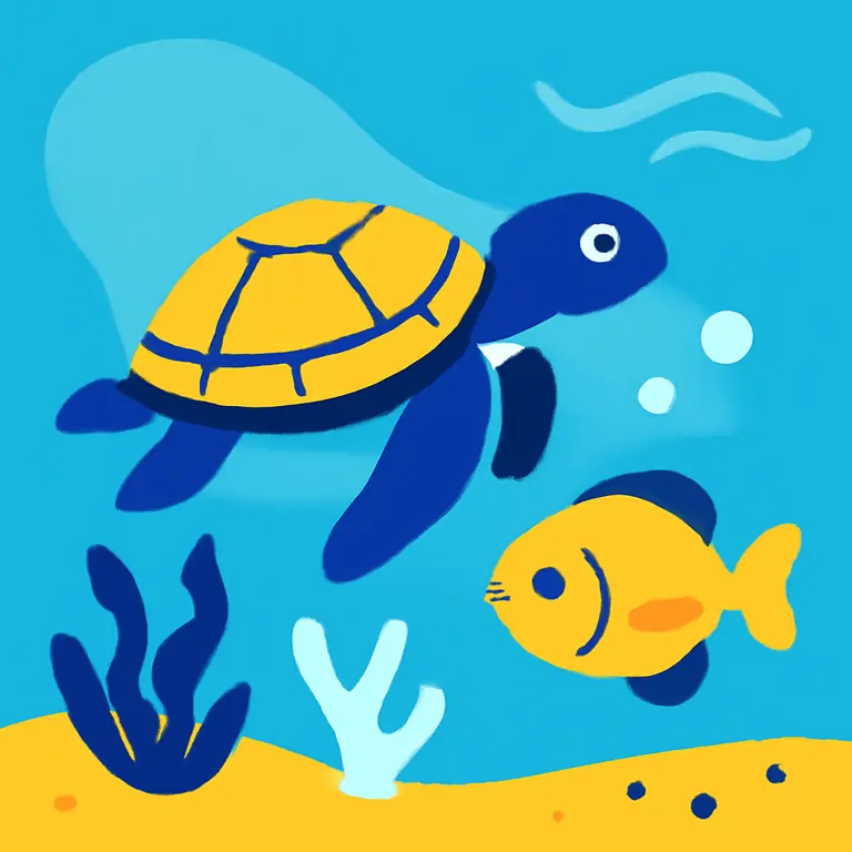 Mundo marino y fauna - portada del puzzle