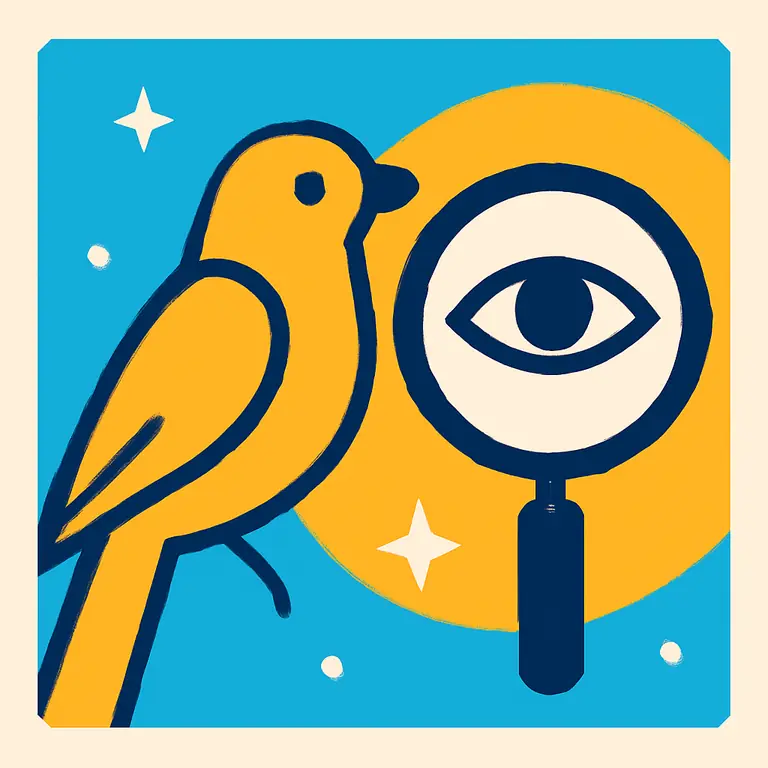 Aves y símbolos ocultos - portada del puzzle