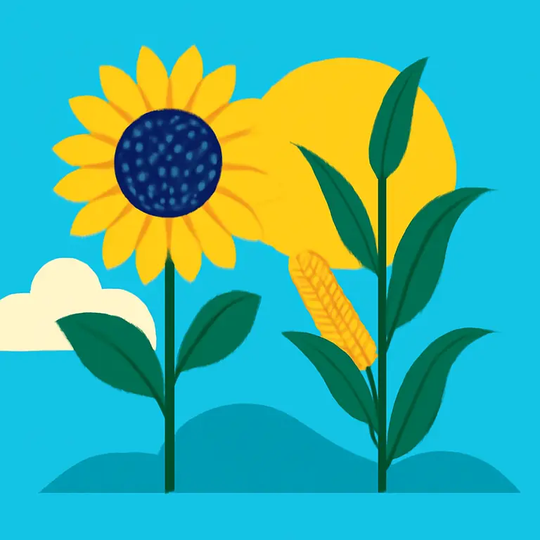 Plantas y Cultivos - portada del puzzle