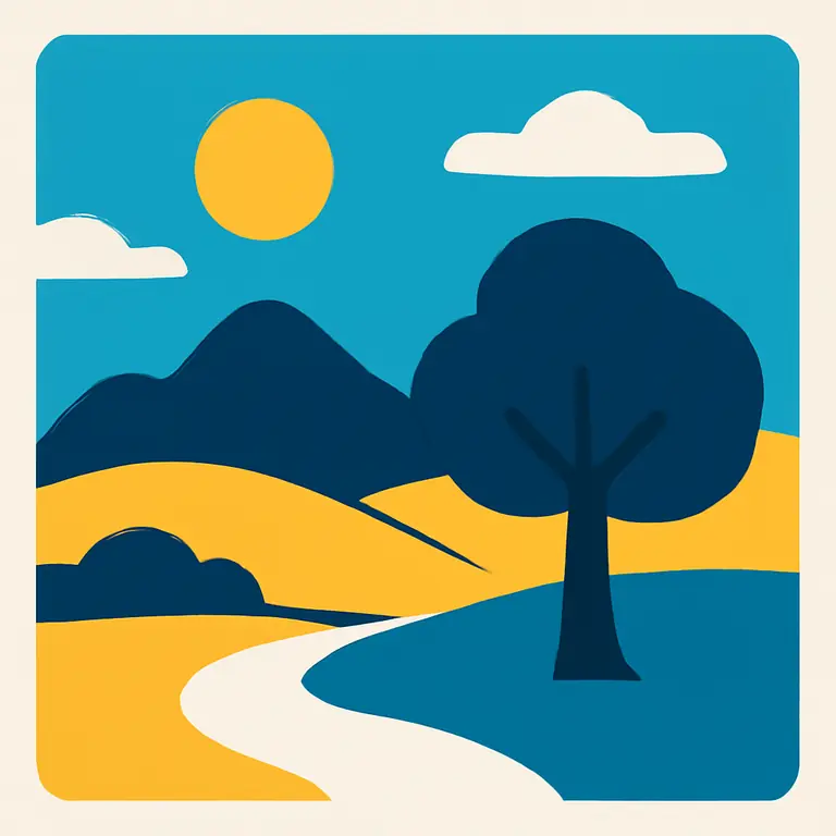 Paisajes y Terrenos - portada del puzzle