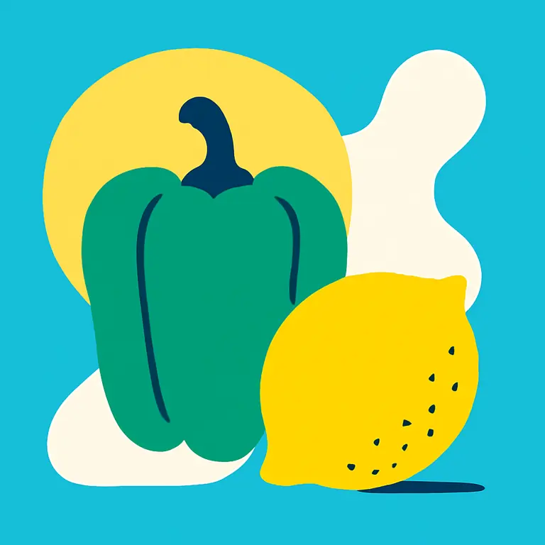 Sabores y colores - portada del puzzle