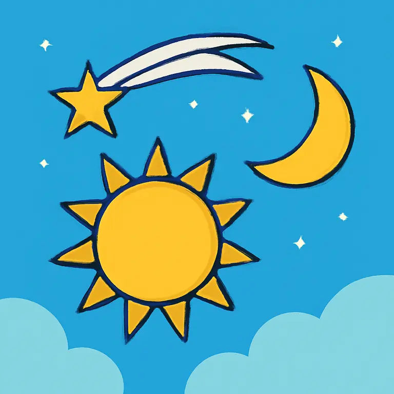 Fenómenos del cielo - portada del puzzle