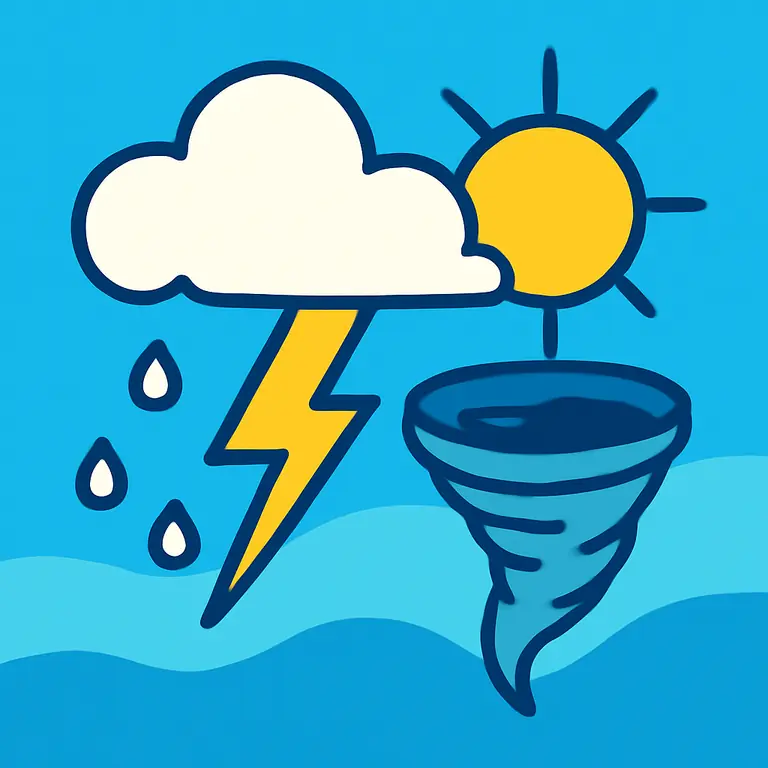 Fenómenos Atmosféricos - portada del puzzle