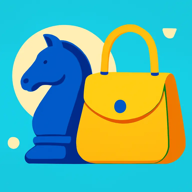 Acciones y accesorios - portada del puzzle