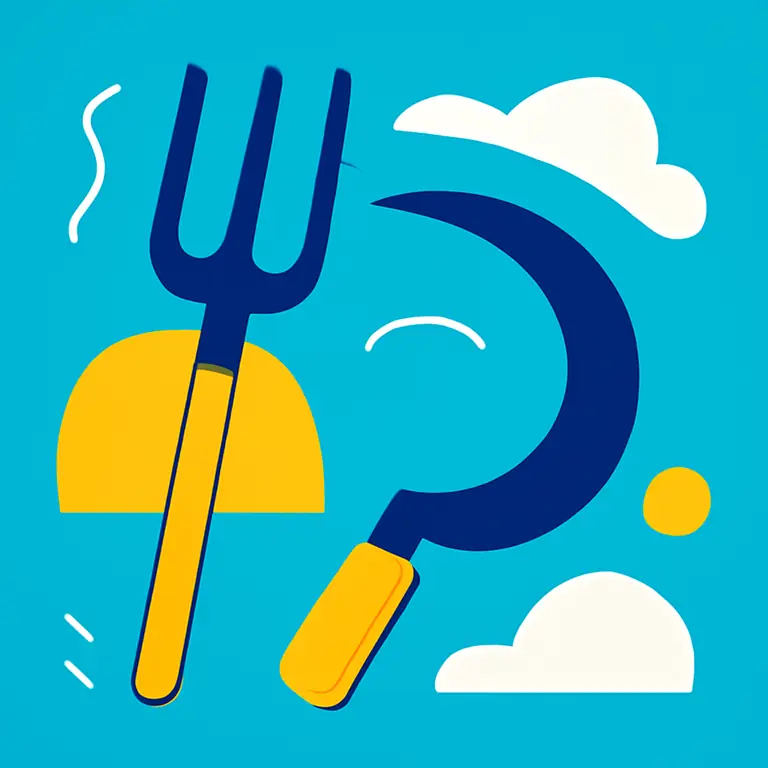 Herramientas y utensilios rurales - portada del puzzle