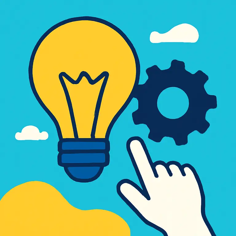 Elementos y acciones variadas - portada del puzzle