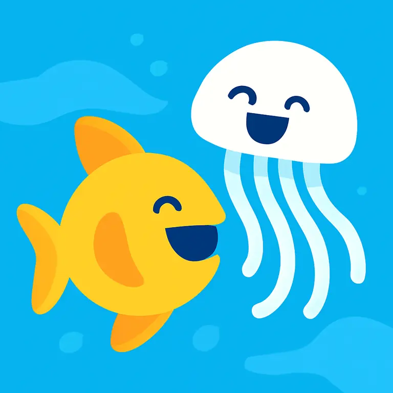 Sorpresas y risas marinas - portada del puzzle