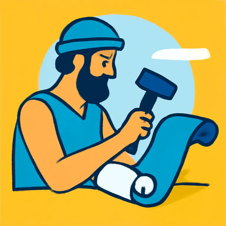 Древние профессии и действия - обложка пазла