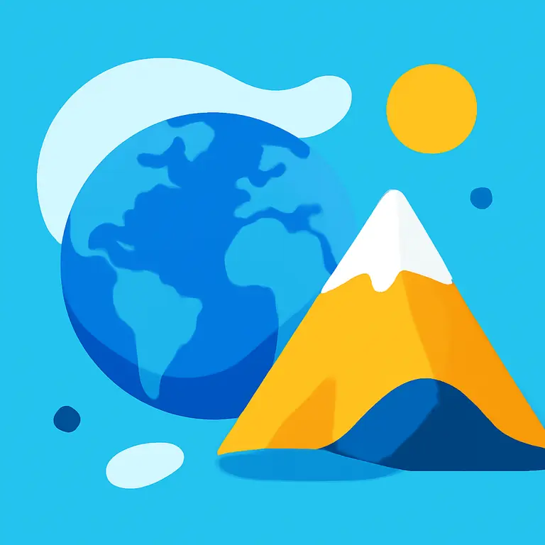 Географические и природные формы - обложка пазла