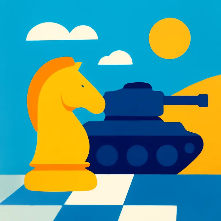 Военная стратегия и игра - обложка пазла