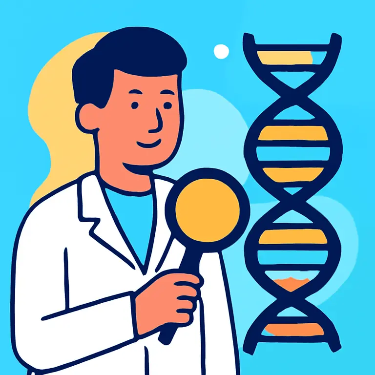 Профессии и биология - обложка пазла