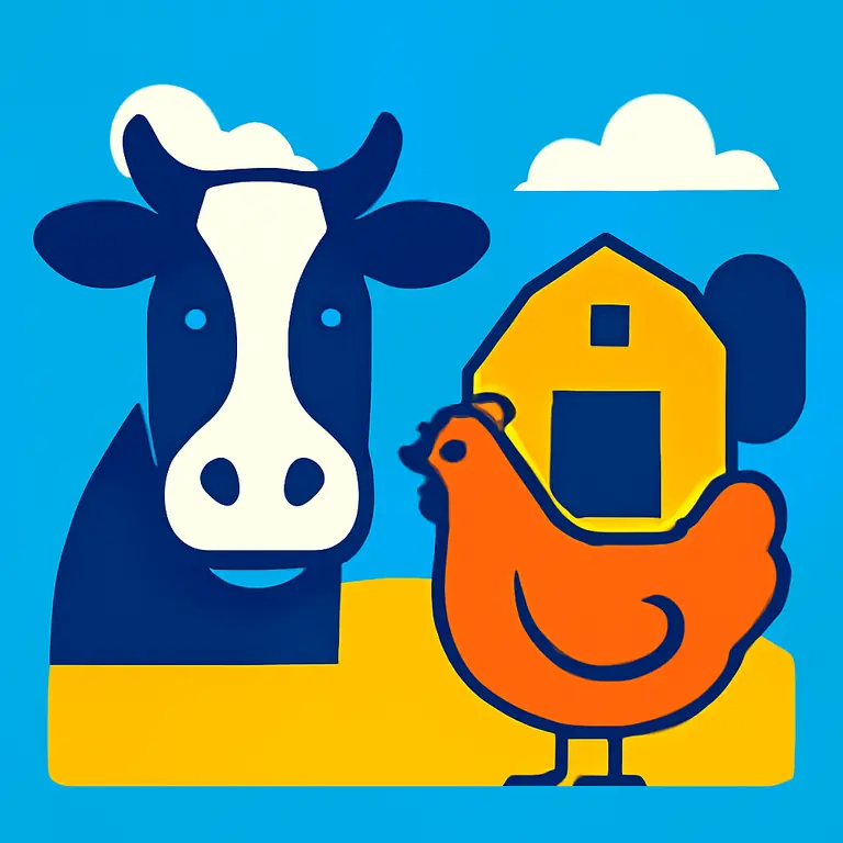 Животные и хозяйство - обложка пазла