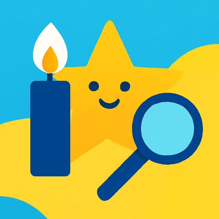 Символы и предметы - обложка пазла