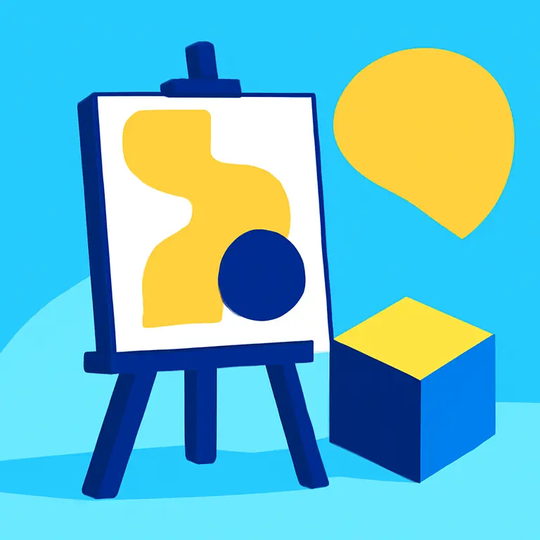 Искусство и пространство - обложка пазла