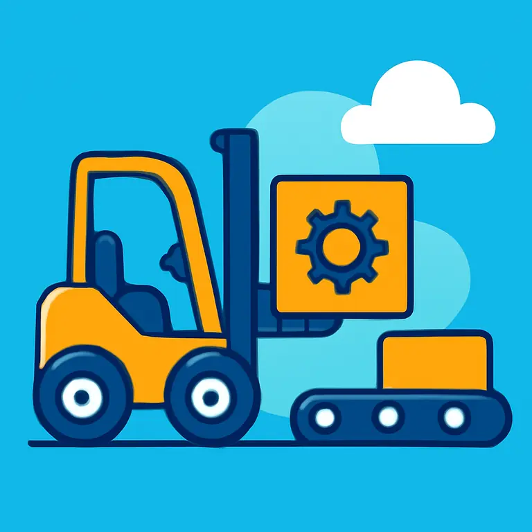 Транспорт и оборудование - обложка пазла