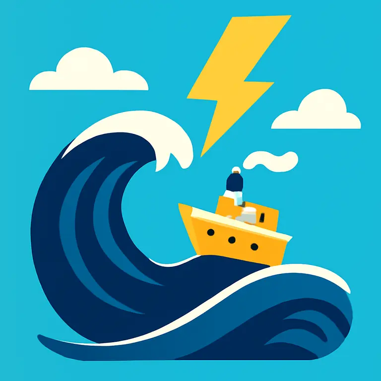 Морские штормы - обложка пазла