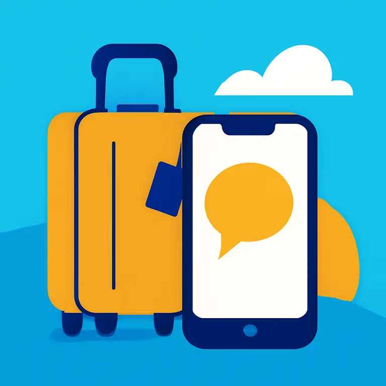 Путешествия и связь - обложка пазла