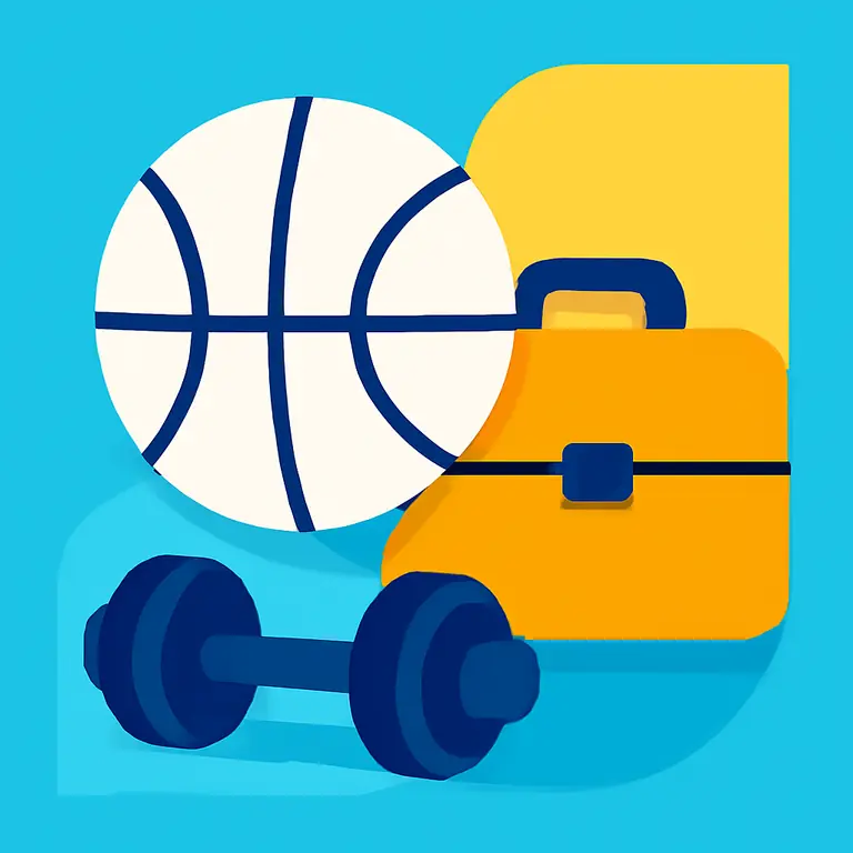 Спорт и профессии - обложка пазла