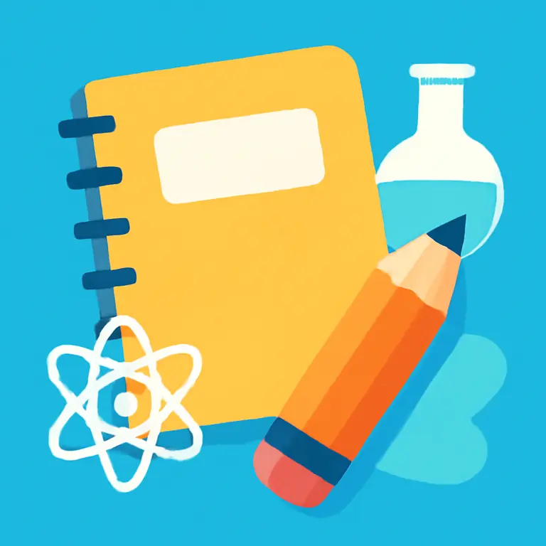 Школьные предметы и детали - обложка пазла