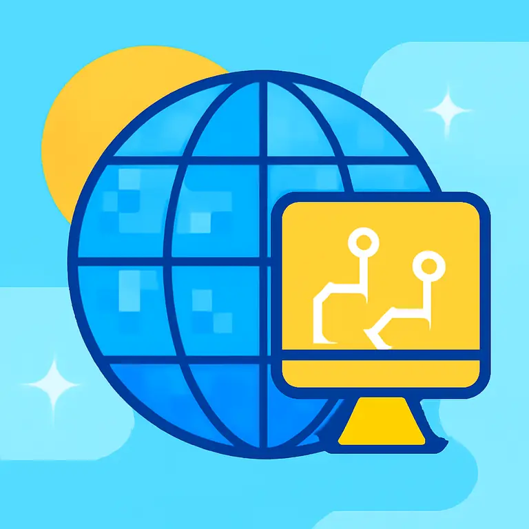 Цифровой мир - обложка пазла