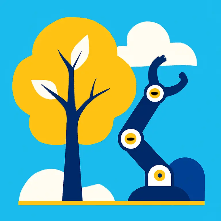 Природа и техника - обложка пазла