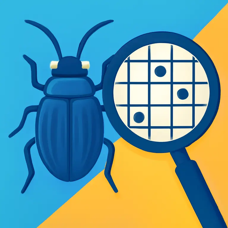 Насекомые и скрытые знаки - обложка пазла