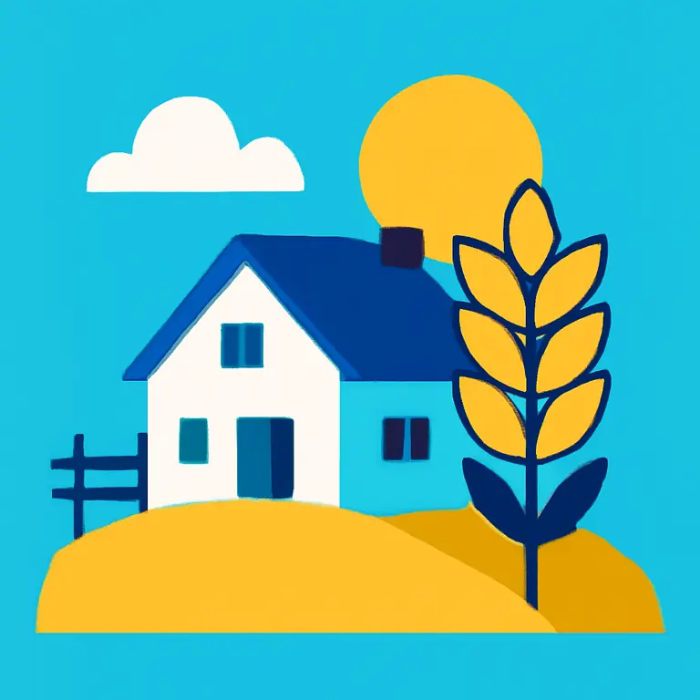 Сельская жизнь - обложка пазла