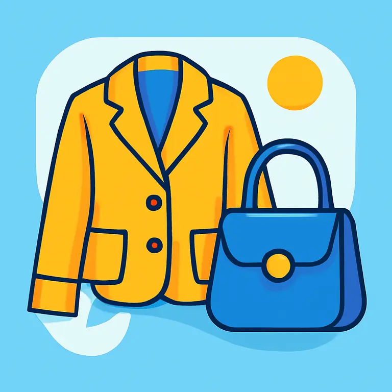 Модные детали одежды - обложка пазла