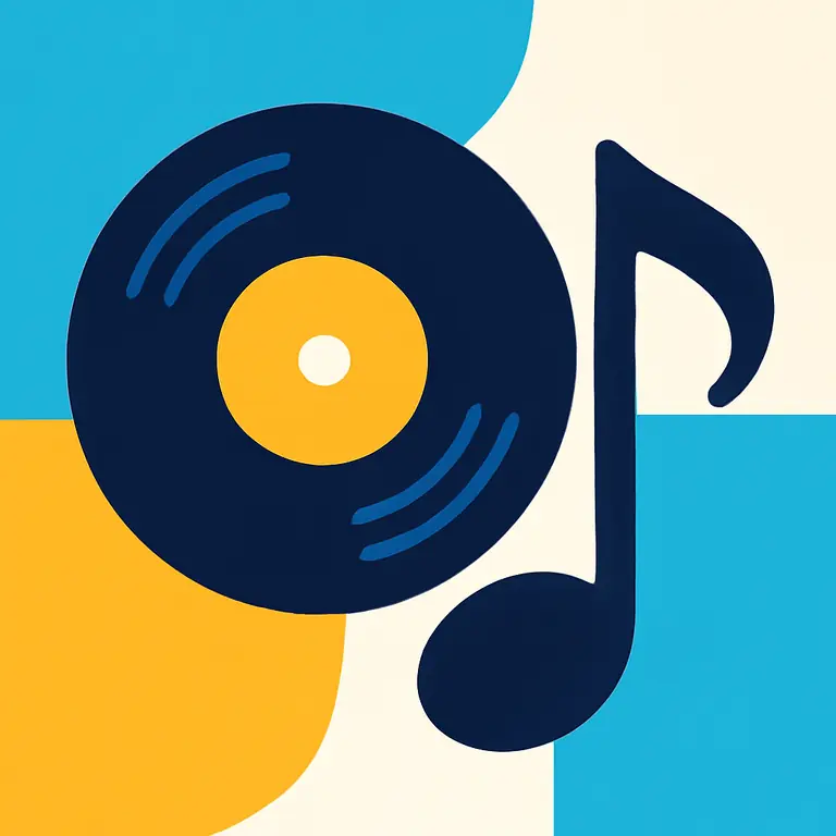 Музыкальные жанры и выражения - обложка пазла