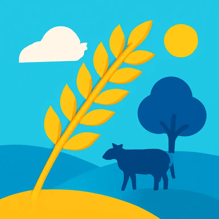 Сельская жизнь и природа - обложка пазла