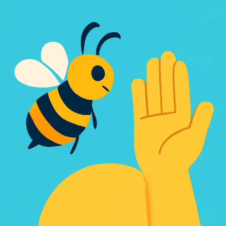 Насекомые и приветствия - обложка пазла