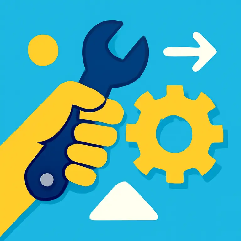 Действия и инструменты - обложка пазла