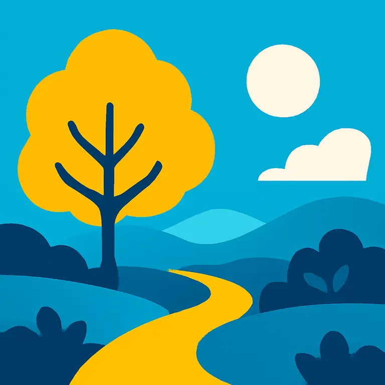 Прогулка по природе - обложка пазла