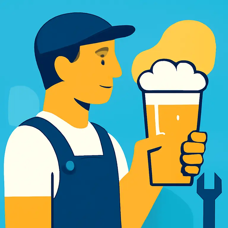 Напитки и профессии - обложка пазла